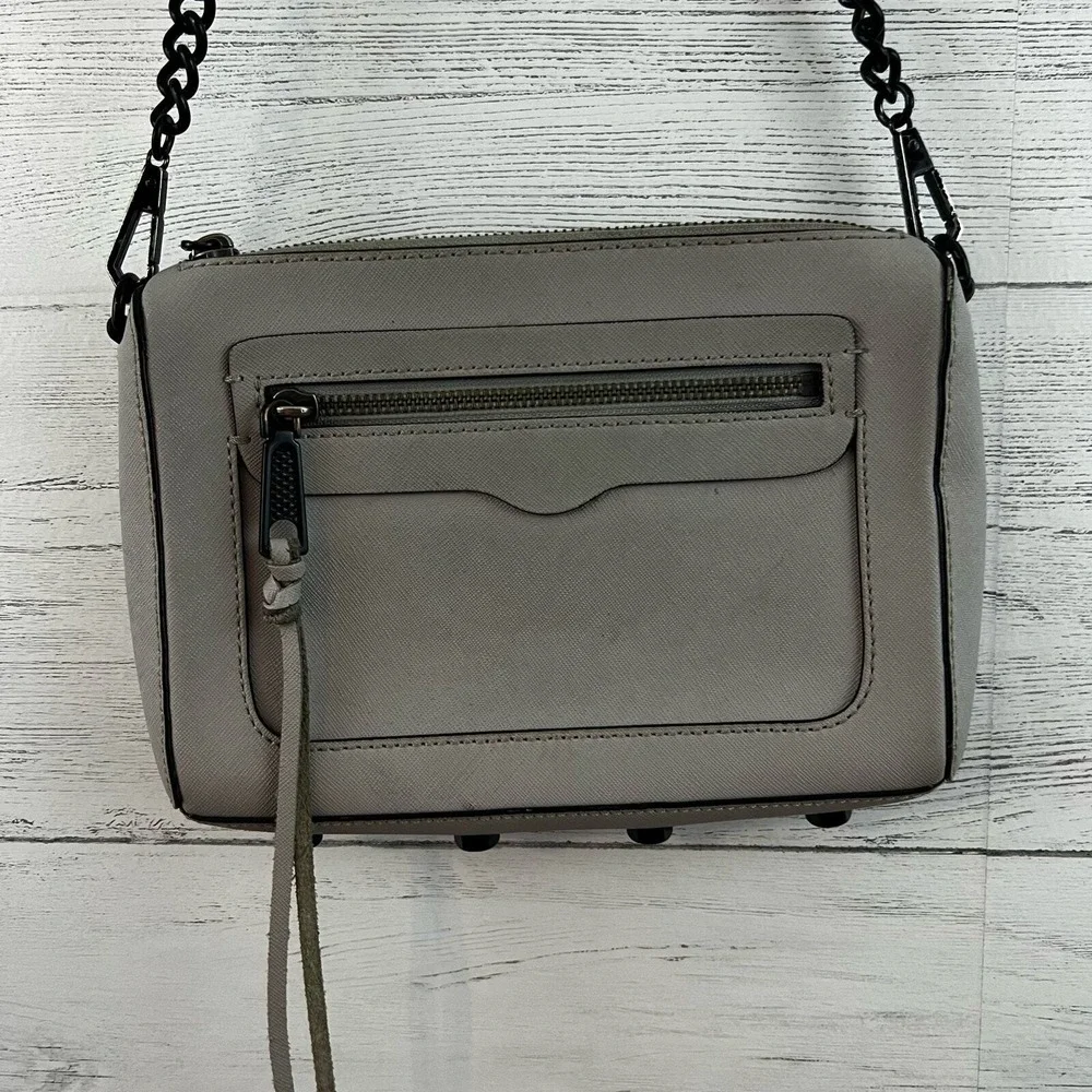 Rebecca Minkoff Taupe Chain Crossbody Bag